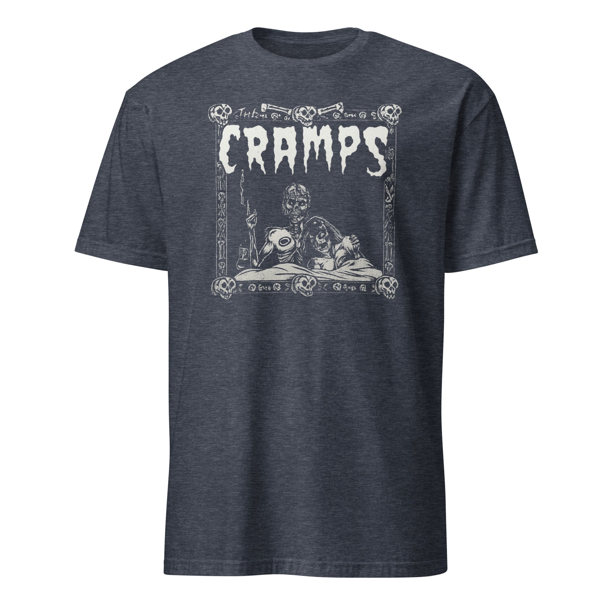 Heather Navy The Cramps Band T-Shirt by Cuccico – Vintage Punk Rock Graphic Tee