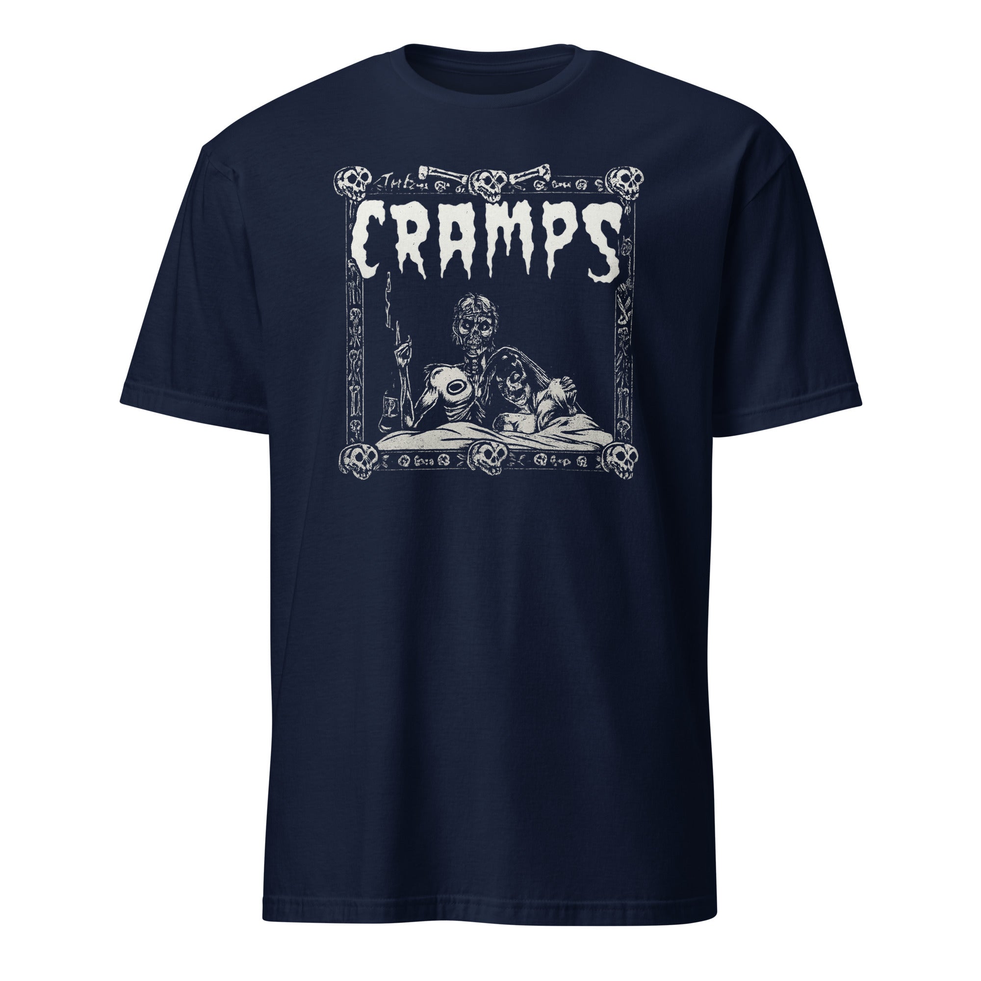 Dark Chocolate The Cramps Band T-Shirt by Cuccico – Psychobilly Vintage Punk Graphic Tee