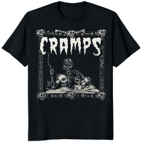 Cuccico The Cramps Band T-Shirt – Psychobilly Vintage Tee Punk Rock Graphic Shirt