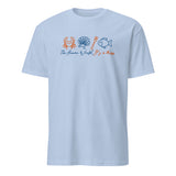 Light Blue The Human World Is a Mess shirt by Cuccico with Little Mermaid quote design