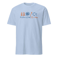 Light Blue The Human World Is a Mess shirt by Cuccico with Little Mermaid quote design