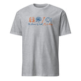 Sport Grey Funny Sebastian crab shirt by Cuccico, The Human World Is a Mess quote tee