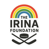 The Irina Foundation trending design sticker