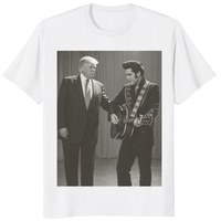 The King with The King Shirt – Trump and Elvis Retro Gift Tee