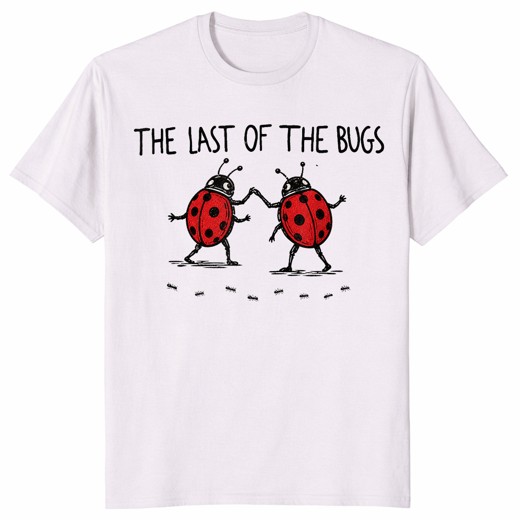The Last of The Bugs Club vintage shirt in ice grey