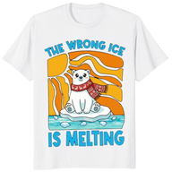 The Wrong ICE Is Melting Shirt climate change protest t-shirt design