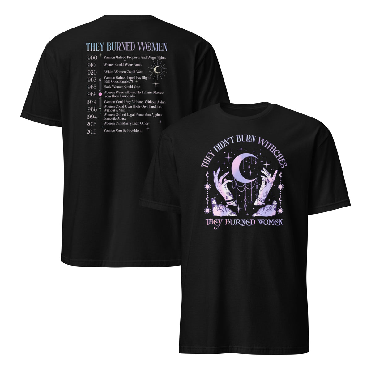 They Didn’t Burn Witches T-Shirt – Feminist Women’s Rights Tee | Cuccico