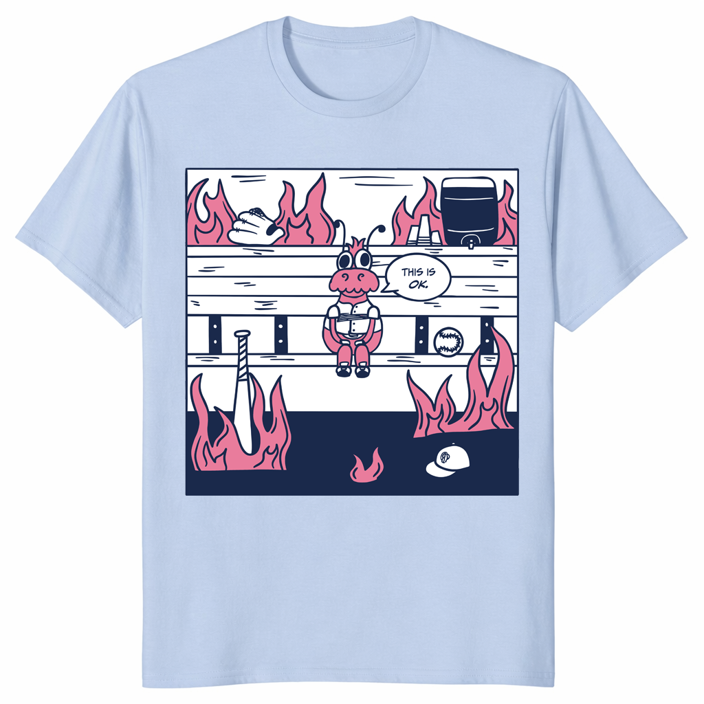 This Is Ok Funny Meme Shirt: Sarcastic Everything Is Fine Tee | Cuccico