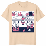 This Is Ok Funny Meme Shirt: Sarcastic Everything Is Fine Tee | Cuccico