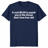 Throat punch shirt in navy