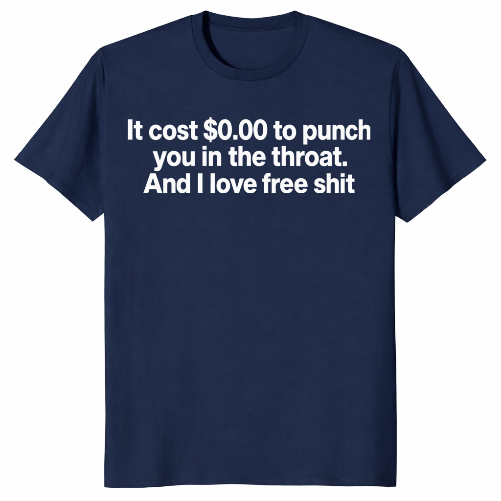 Throat punch shirt in navy