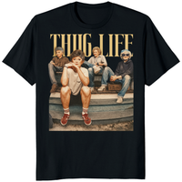 Thug Life Shirt in Black – Funny Meme-Inspired Graphic Tee