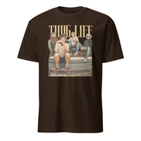 Thug Life Shirt in Dark Chocolat – Retro Internet Meme Shirt