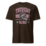 Dark Chocolate Thursday NJHC Helmet T-Shirt with MetLife Stadium design by Cuccico