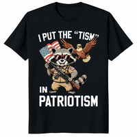 Black Tism In Patriotism shirt with funny USA meme design
