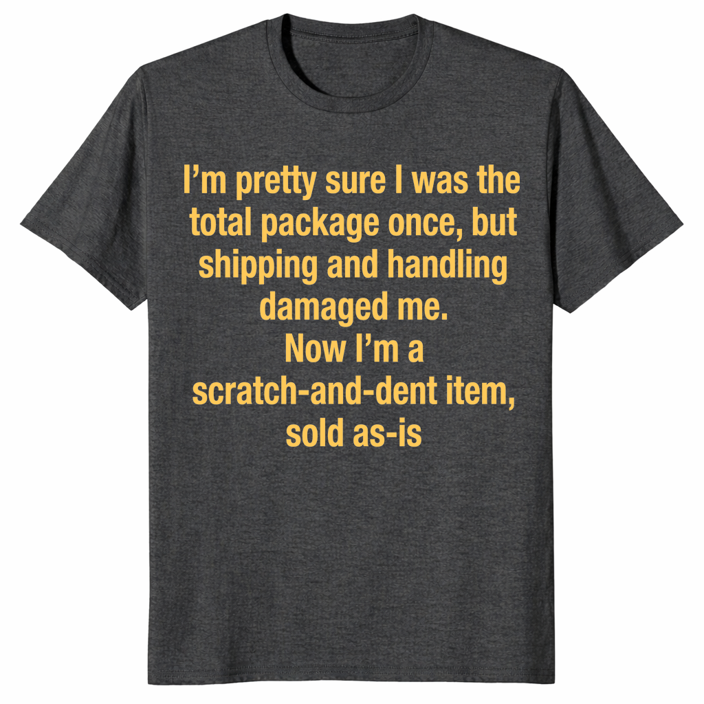 Total Package shirt dark heather grey