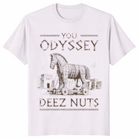 Trojan horse shirt in ice grey