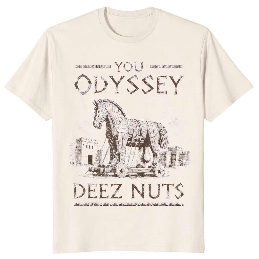 Trojan horse shirt in natural