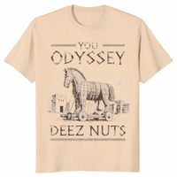 Trojan horse shirt in sand