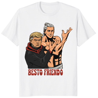 Trump Epstein shirt with Besto Friendo political humor meme graphic