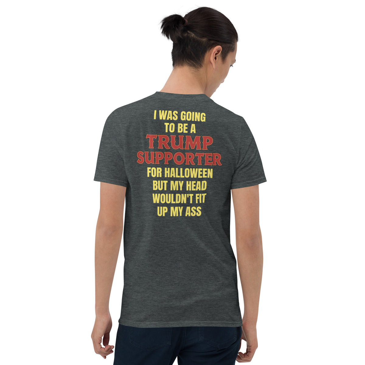 Trump Halloween shirt in dark heather