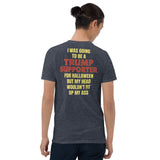 Trump Halloween shirt in heather navy