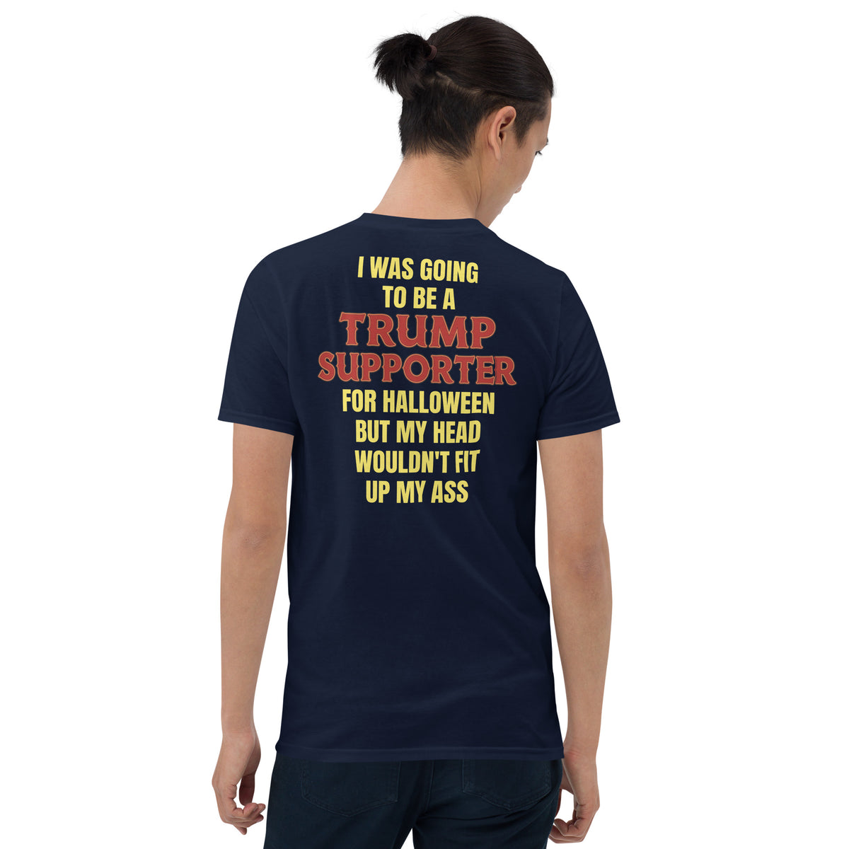 Trump Halloween shirt in navy
