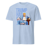 Trump Has Great Jeans Shirt denim shirt in western denim style light blue color