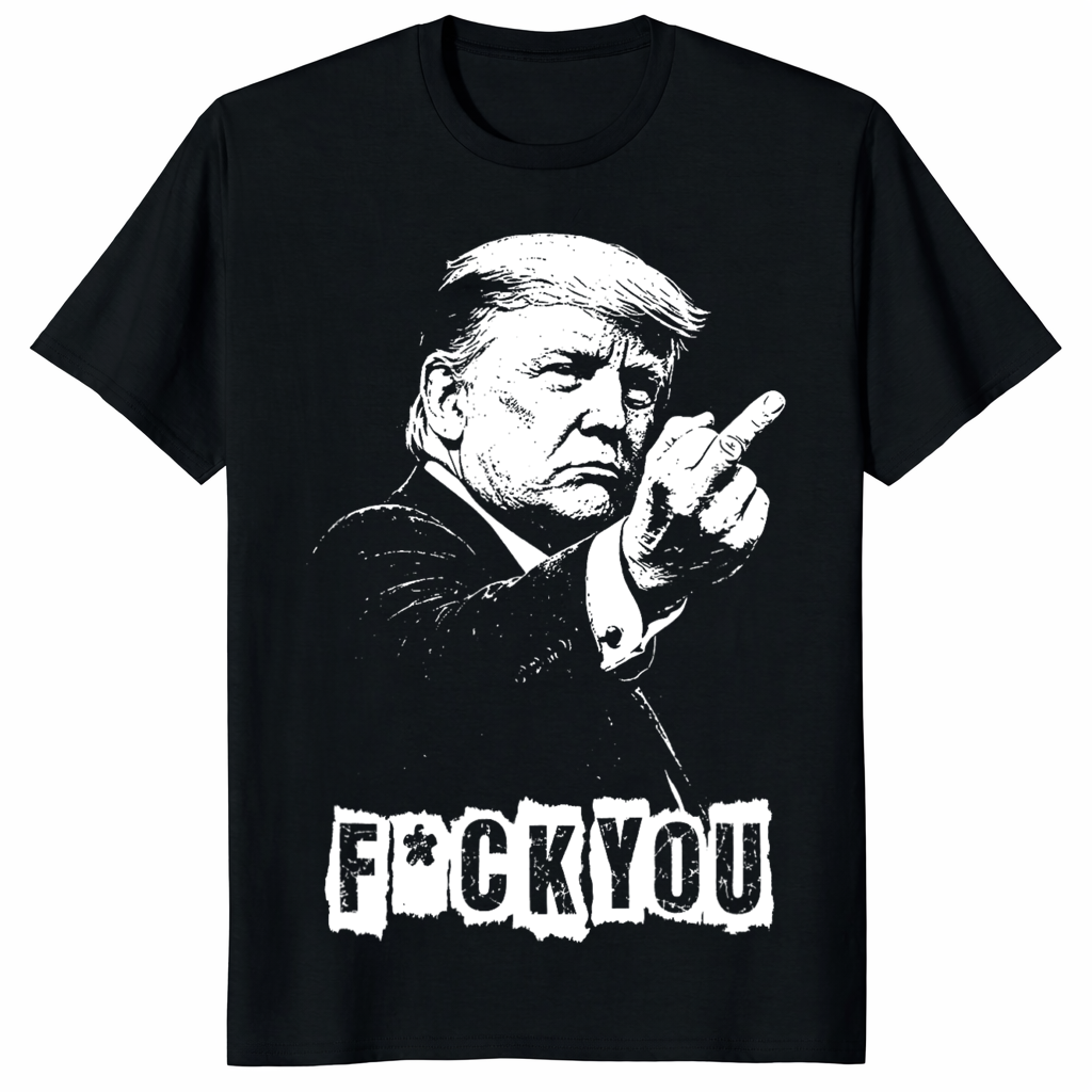 Funny Trump Middle Finger Shirt 2026 Political Meme Tee