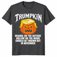 Trumpkin shirt in dark heather grey