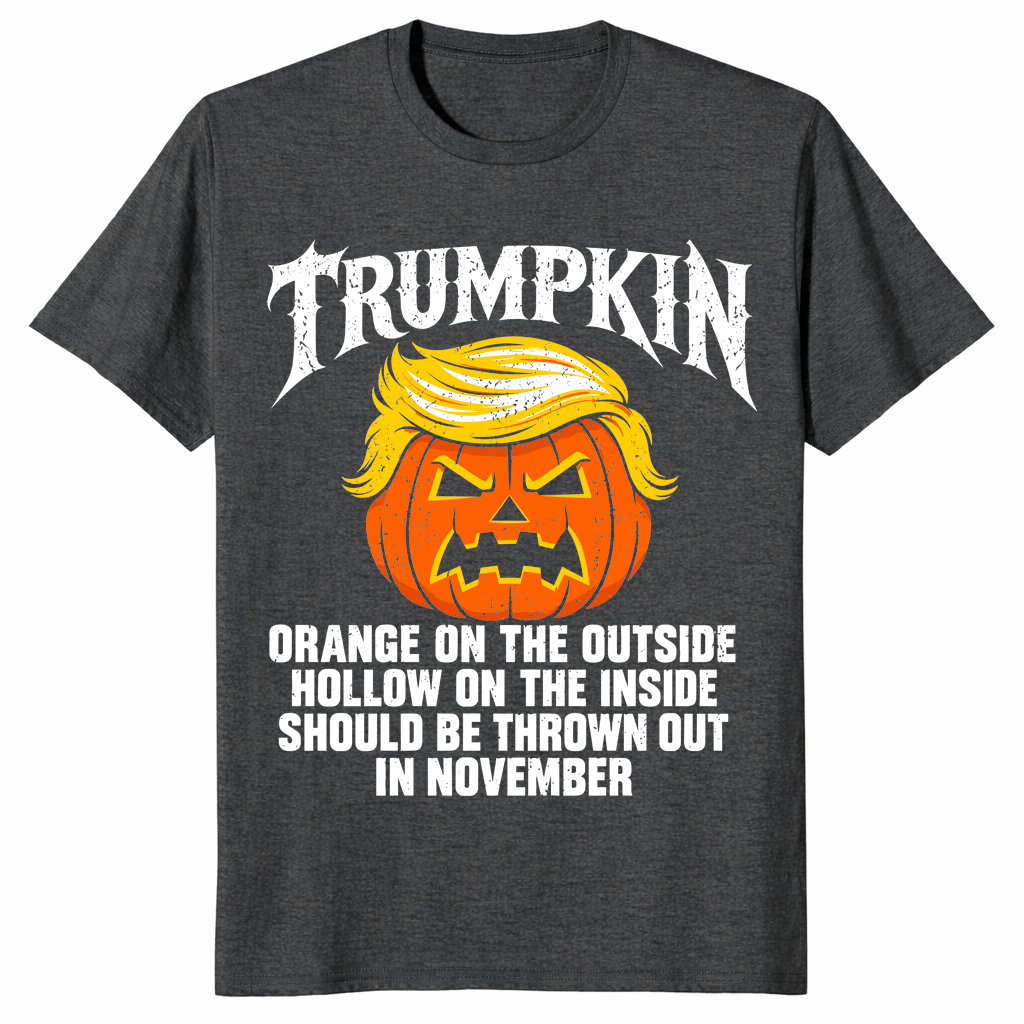 Trumpkin shirt in dark heather grey
