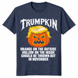 Trumpkin shirt in heather navy