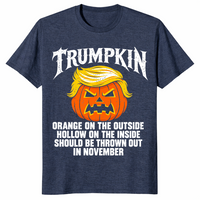 Trumpkin shirt in heather navy
