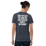 Trust my gut shirt in heather navy