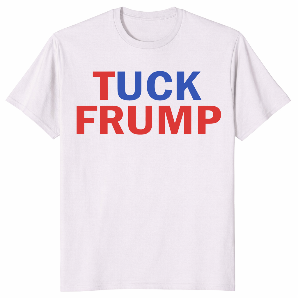 Ice grey tuck frump shirt front print
