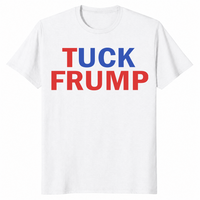 White tuck frump shirt front print