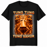 Tung Tung Tung Sahur Is Calling Funny Brainrot Meme T-Shirt | Cuccico