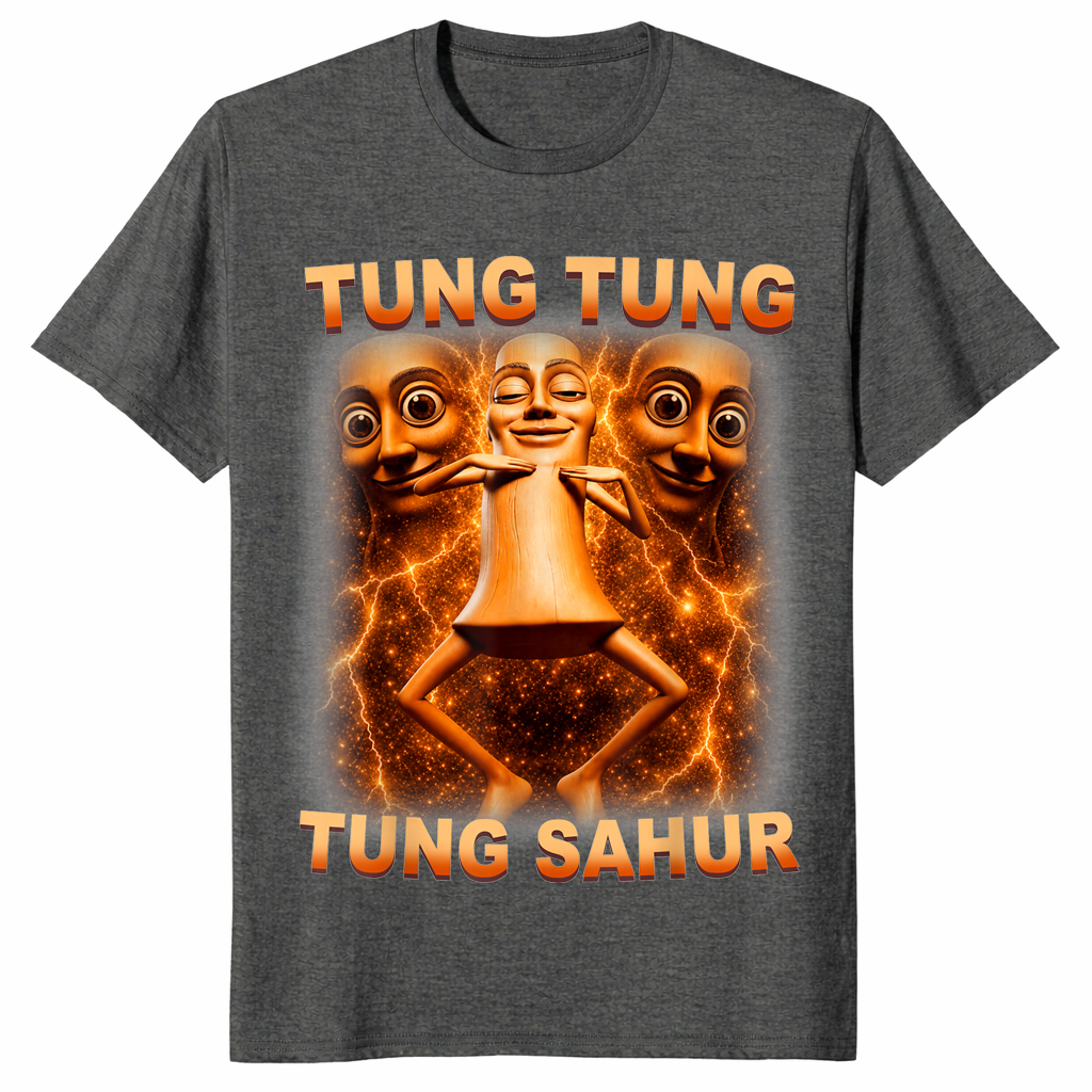 Tung Tung Tung Sahur Is Calling Funny Brainrot Meme T-Shirt | Cuccico