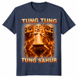 Tung Tung Tung Sahur Is Calling Funny Brainrot Meme T-Shirt | Cuccico