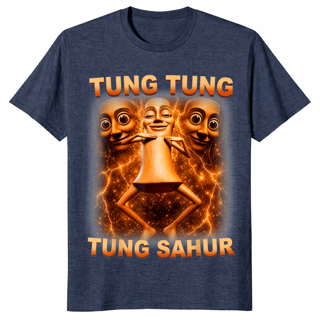 Tung Tung Tung Sahur Is Calling Funny Brainrot Meme T-Shirt | Cuccico