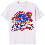 Turkey day game tee in ice grey