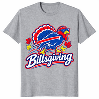 Turkey day game tee in sport grey