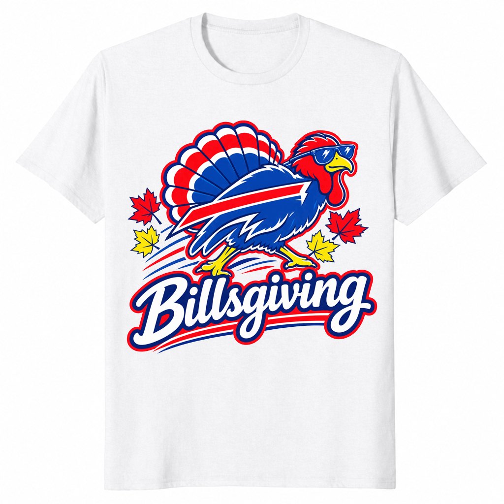 Turkey day game tee in white