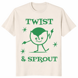 Twist and Sprout Christmas shirt in natural