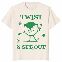 Twist and Sprout Christmas shirt in natural