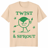 Twist and Sprout Christmas shirt in sand