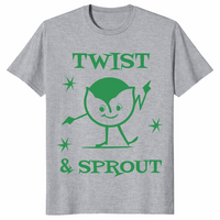 Twist and Sprout Christmas shirt in sport grey