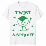Twist and Sprout Christmas shirt in white
