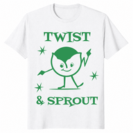 Twist and Sprout Christmas shirt in white