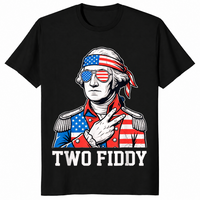 Two Fiddy George Washington Tee | America 250th Anniversary Shirt | Cuccico